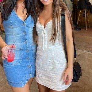 White Fox- White mini dress